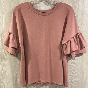 Soprano Ruffle Sleeve Blouse